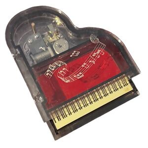 Musical Piano Shaped Trinket Box